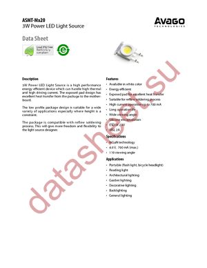 ASMT-MW20-NLN00 datasheet  
